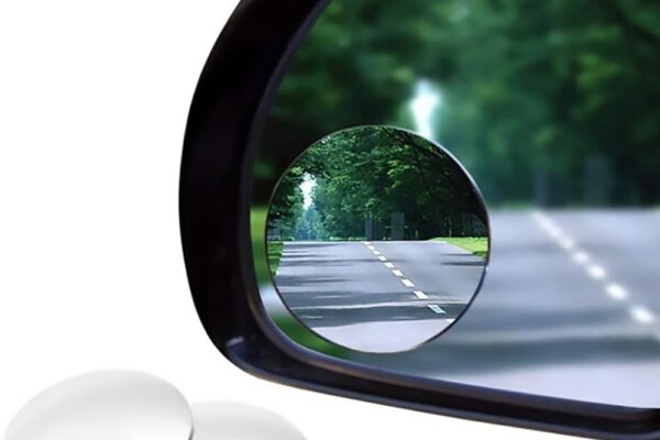 Blind Spot Glass 2" Mirror (2 Pack) Compatible with Evolution Carrier 6 PLUS Golf Cart with Anti-Fog, Blur, Rust, Corrosion Resistant Aluminum Premium Stick Adhesive (2inch, 2 Total Mirrors)