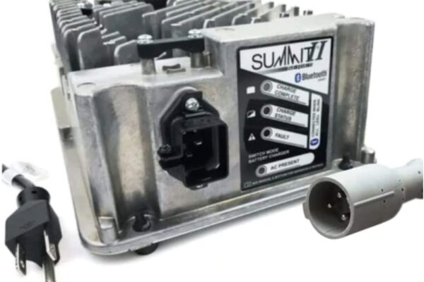 Lester Summit Series II Battery Charger 650W 36/48V with Club Car 3-Pin Molded Plug with 8.5 Ft. DC Cord