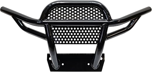 Red Hawk BG-538 Brush Guard Compatible With/Replacement For Yamaha Drive2 Black Powder Coat Steel Golf Carts